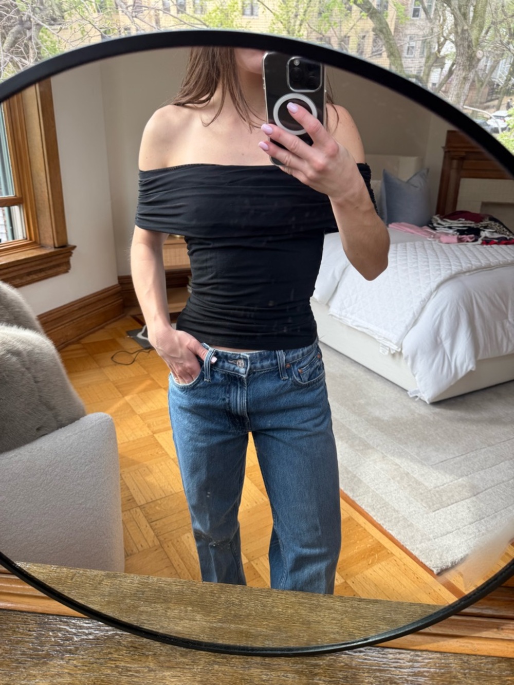 Reformation Rosalind Knit Top